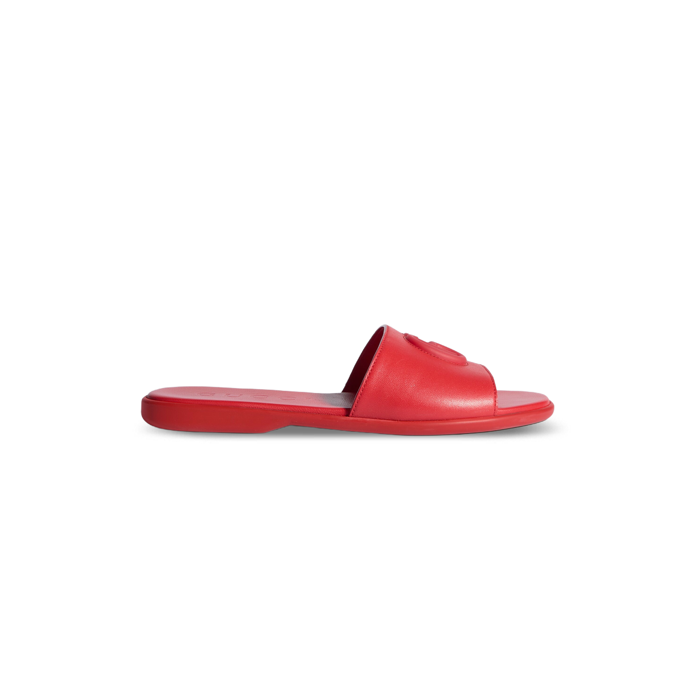 GUCCI WOMEN'S SLIDE SANDAL WITH DOUBLE G 874910